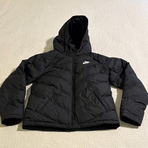 Nike Other - Nike Kids Hooded Black Puffer Jacket - XL